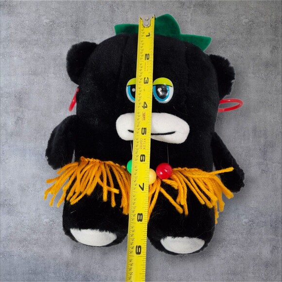 Vintage Mardi Gras Zulu-Style Plush Doll by Plush Appeal New Orleans 9" Beads - Picture 10 of 11